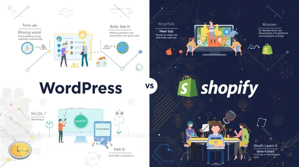 Choosing the Best Platform for Web Development: WordPress or Shopify?